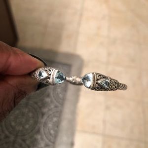 Sterling Sliver Cable Bangle